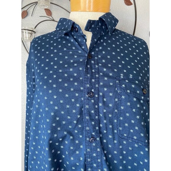 Converse One Star Men’s Long Sleeve Button Down Shirt Size Large - Picture 2 of 8